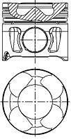 Поршень NURAL 87-137500-30 (фото 1)