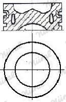 Поршень NURAL 87-432307-00