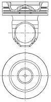 Поршень STD NURAL 87-437600-00 (фото 1)