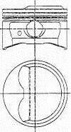 Поршень NURAL 87-849200-00