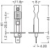 Автолампа LED 12V 9W 6500K P14.5S H1 к/т 2шт OSRAM 64150DWESY-HCB (фото 3)