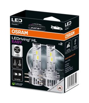 К-кт автоламп LEDriving (H15 16,5/3,8W 12V 6500К PGJ23T-1) OSRAM 64176DWESY-2HB