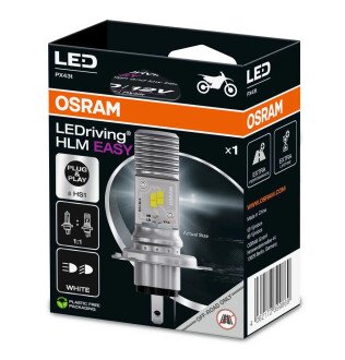 Автолампа светлодіодна HS1 12V 5/5W 6000K PX43T OSRAM 64185DWESY1HB