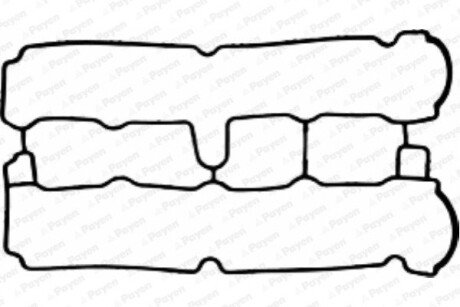 Прокладка клапанной крышки 1.8MPI 16V Opel Vectra C 02-08, Chevrolet Niva 02-09, SAAB 9-3 02-11 Payen JM5092 (фото 1)