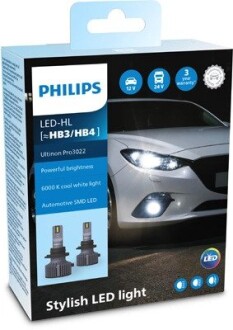 Комплект світлодіодних автоламп PHILIPS 11005U3022X2