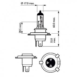 Автомобiльна лампа PHILIPS 36257228