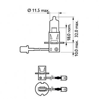 Автомобiльна лампа PHILIPS 69534560