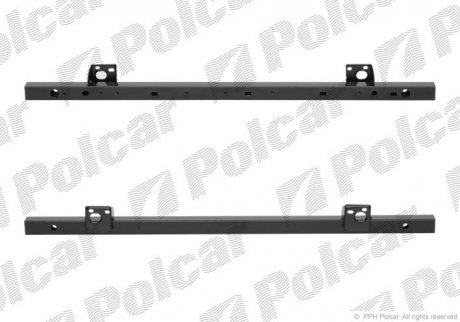 Підсилювач переднього бампера нижня частина FIAT Doblo 09-15; OPEL Combo D 11-18 Polcar 304207-4