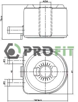 Радіатор масляний PROFIT 17450024 (фото 1)