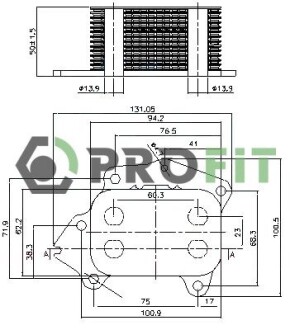 Радіатор масляний PROFIT 17450027