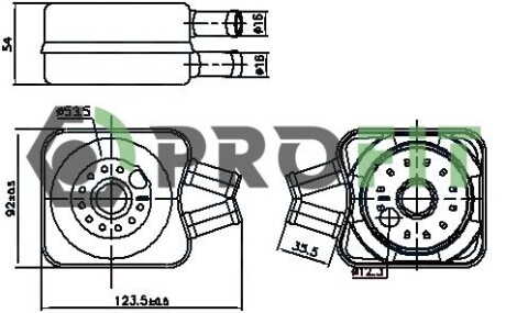 Радіатор масляний PROFIT 1745-0062
