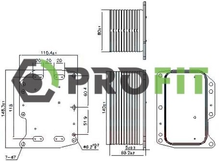 Радіатор масляний PROFIT 17450073