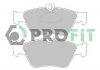 Колодки гальмівні дискові PROFIT 5000-1049 (фото 1)