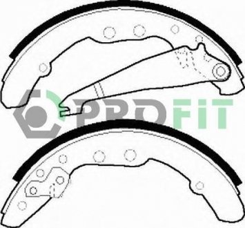 Колодки гальмівні барабанні PROFIT 50010409