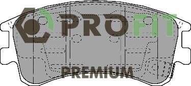 Колодки гальмівні дискові PROFIT 5005-1619