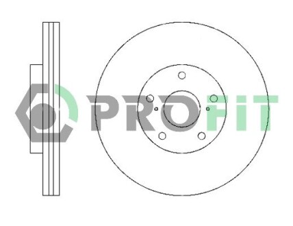 Диск гальмівний PROFIT 5010-1446