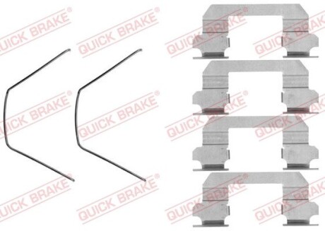 Р/к-кт гальмівних колодок перед. Nissan Tiida 1.5-1.8, 07- QUICK BRAKE 109-1789