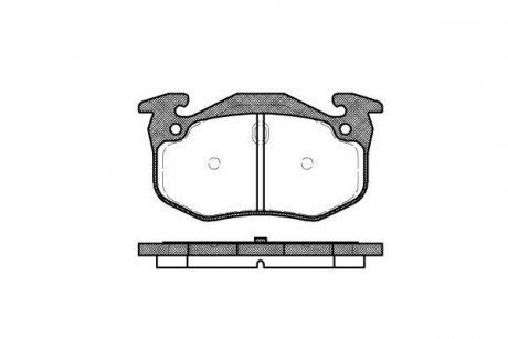 Колодки гальмівні дискові VW Golf VI 09-14, Tiguan 08-16; AUDI A3 03-12, TT 07-15; SKODA Octavia A5 04-13, Superb 08-15; RENAULT Clio II 98-05, Clio I 90-98; SEAT Leon 05-12, Altea 04-09; PEUGEOT 206 98-12, 306 93-02; CITROEN Xsara 00-06, Xsara 97-00 REMSA 0144.06