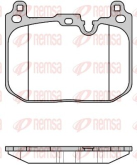 Колодки гальмівні дискові REMSA 1680.00