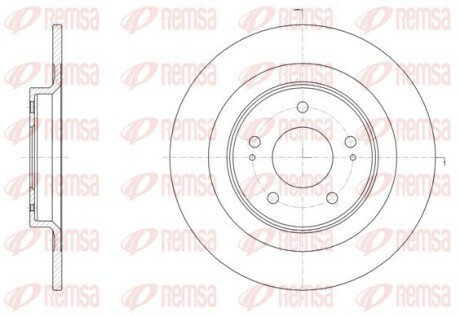Диск гальмівний REMSA 61528.00