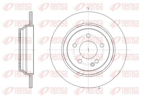 Диск гальмівний REMSA 61616.00
