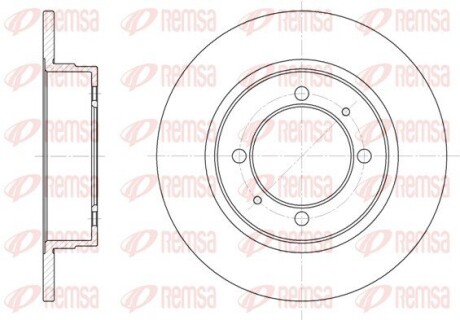 Диск гальмівний REMSA 6390.00