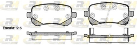 Гальмівні колодки дискові ROADHOUSE 21095.02