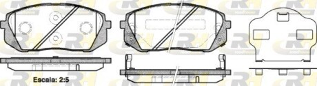 Гальмівні колодки дискові ROADHOUSE 21302.02