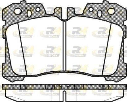 Гальмівні колодки дискові ROADHOUSE 21320.00