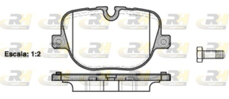 Гальмівні колодки дискові ROADHOUSE 21408.00