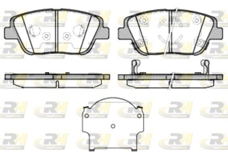 Гальмівні колодки дискові ROADHOUSE 21423.02