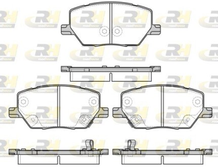 Гальмівні колодки дискові ROADHOUSE 21640.02 (фото 1)