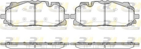 Гальмівні колодки дискові ROADHOUSE 21667.00