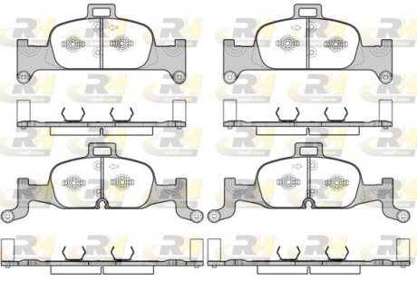 Гальмівні колодки дискові ROADHOUSE 21691.00