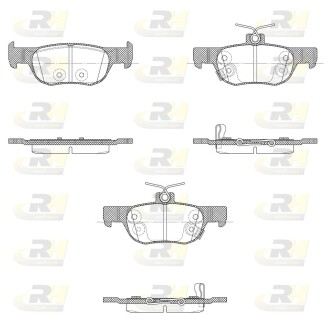 Гальмівні колодки дискові ROADHOUSE 21869.02