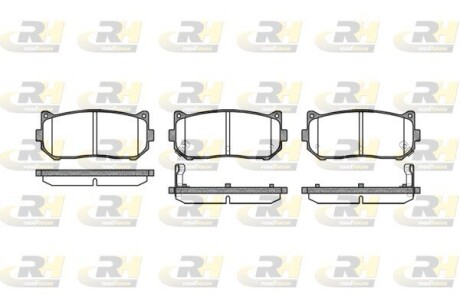 Гальмівні колодки дискові ROADHOUSE 2649.02