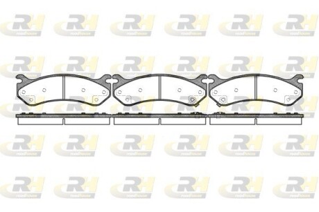 Гальмівні колодки дискові ROADHOUSE 2757.02