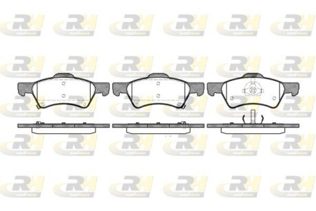 Гальмівні колодки дискові ROADHOUSE 2810.02