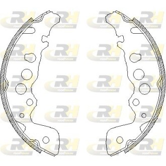 Гальмівні колодки барабанні ROADHOUSE 4049.00