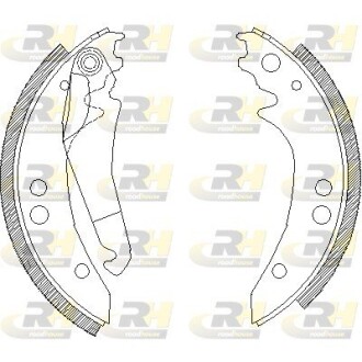 Гальмівні колодки барабанні ROADHOUSE 4136.00