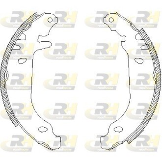 Гальмівні колодки барабанні ROADHOUSE 4169.00