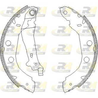 Гальмівні колодки барабанні ROADHOUSE 4415.00