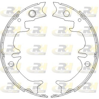 Гальмівні колодки барабанні ROADHOUSE 4731.00