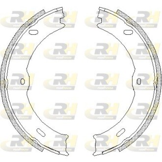 Гальмівні колодки барабанні ROADHOUSE 4746.00