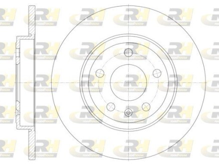 Гальмівний диск ROADHOUSE 61011.00