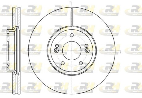 Гальмівний диск ROADHOUSE 61102.10