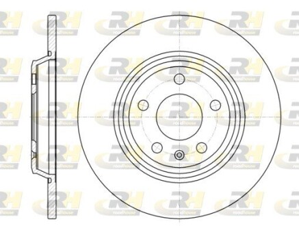 Гальмівний диск ROADHOUSE 61112.00 (фото 1)