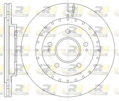 Гальмівний диск ROADHOUSE 61137.10
