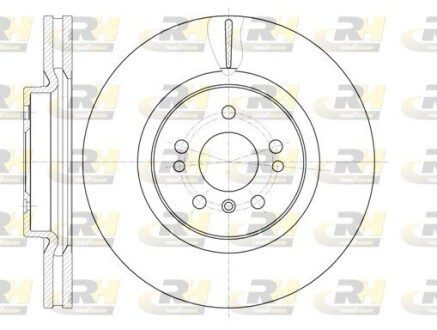 Гальмівний диск ROADHOUSE 61165.10 (фото 1)