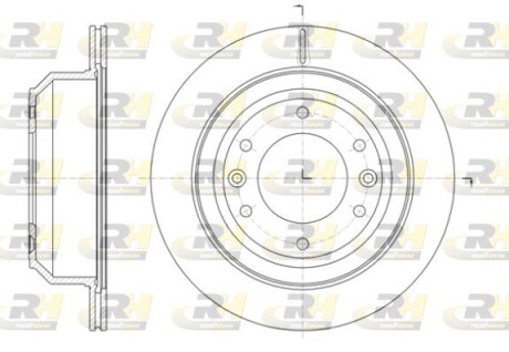 Гальмівний диск ROADHOUSE 61397.10 (фото 1)